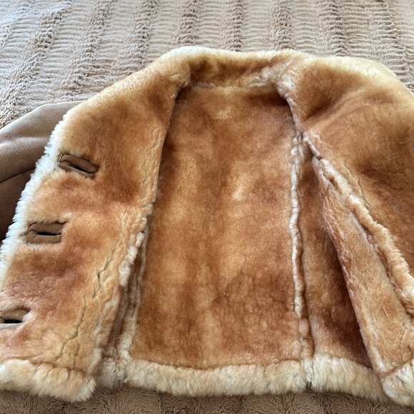 Women's Authentic Western Sheepskin leather Jacket S/M - Picture 12 of 13